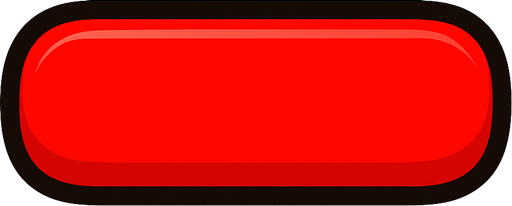 Simbolo de menos de color rojo.
In-Game asset.  2d.  High contrast.  No shadows