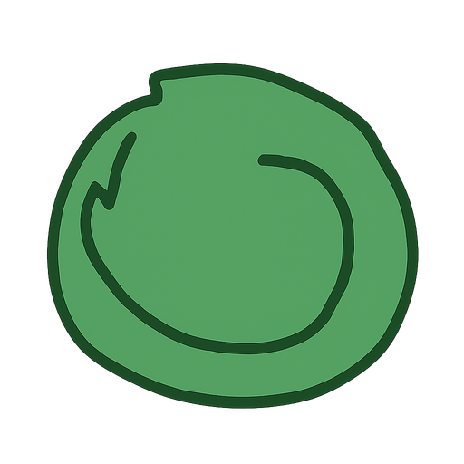 Green circle. No background. Transparent background. Blank background. No shadows. 2d. In-Game asset. flat