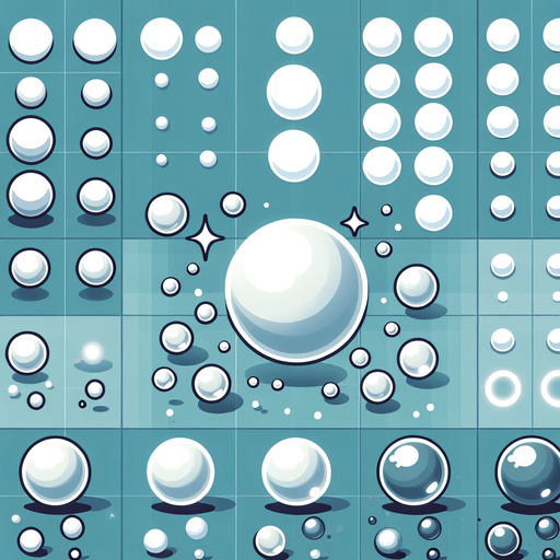 Sprite sheets of simple white bubble for bubble shatter game. Many options..
Single Game Texture. In-Game asset. 2d. Blank background. High contrast. No shadows.