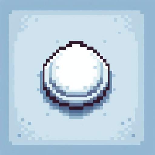 Genera un boton blanco en pixel art sin texto.
Single Game Texture.  In-Game asset.  2d.  Blank background.  High contrast.  No shadows