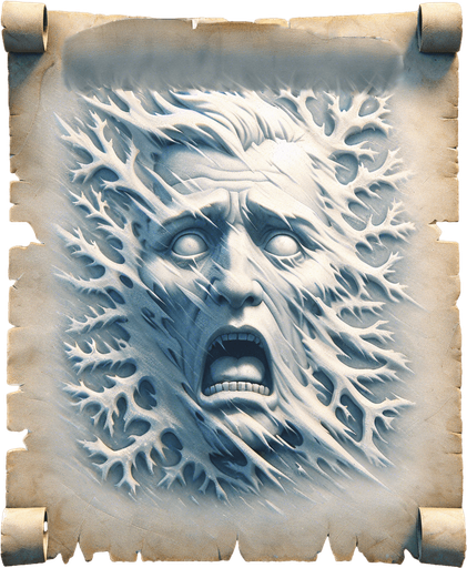 the text "freezing circumstances", in a old font