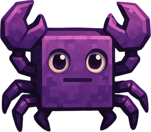 purple square crab.
In-Game asset