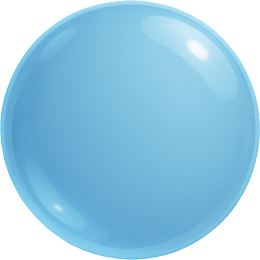 make the ball appear on the screen much more smoothly like bubble