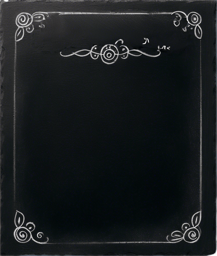 Text "ROOKIE BREW" handwritten in chalk in capital letters