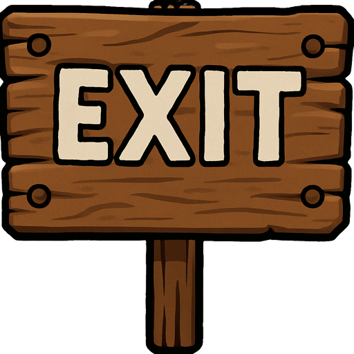 Üzerine EXIT yazalım.