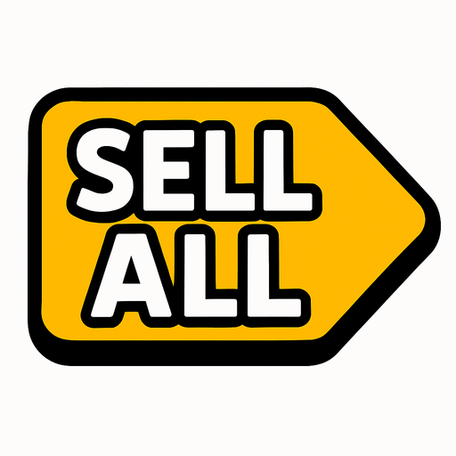 sell all button.
In-Game asset.  2d.  High contrast.  No shadows