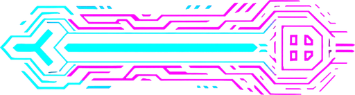Cyberpunk style lane divider for music rhythm game that is horizontal and used for judging the touching of rhythm 
In-Game asset.  2d.  High contrast.  No shadows