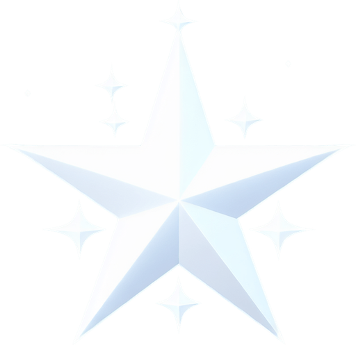 White star and give them glowing effect.
Single Game Texture. In-Game asset. 2d. Blank background. High contrast. No shadows.