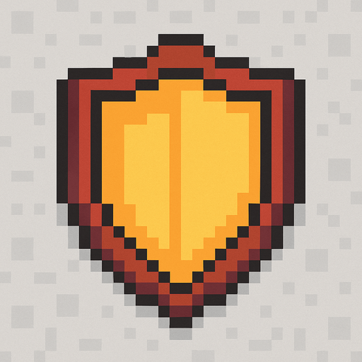 Sheid top down 2d pixilated.
In-Game asset.  2d.  High contrast.  No shadows