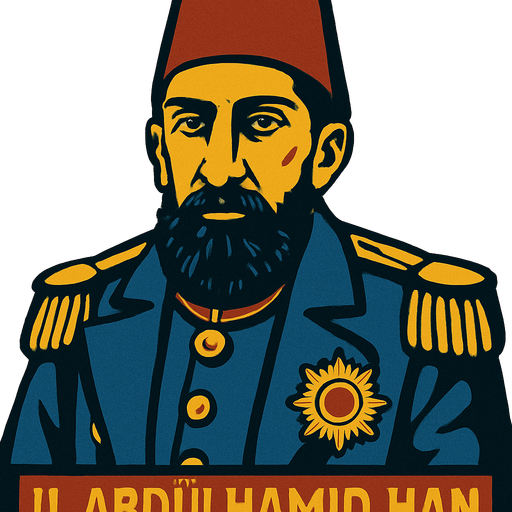 2. abdülhamit han.
In-Game asset.  2d.  High contrast.  No shadows
