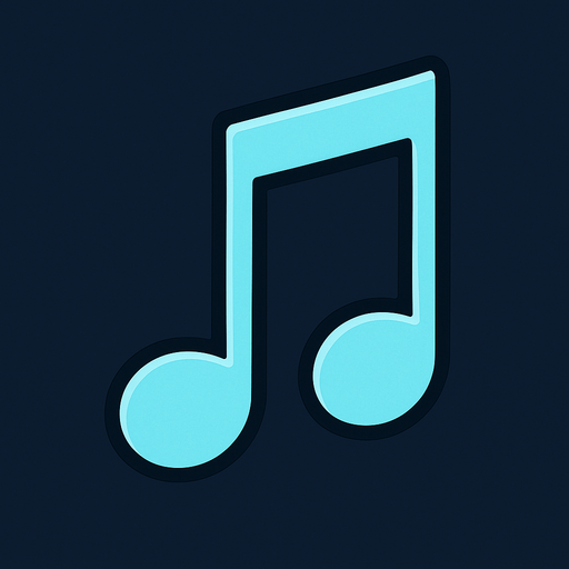 Ice blue with a dark color stroke music notes (note must be simetric)..
In-Game asset.  2d.  High contrast.  No shadows