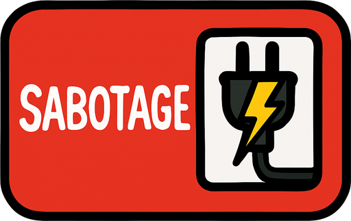among us sabotageElectricityButton.
In-Game asset.  2d.  High contrast.  No shadows