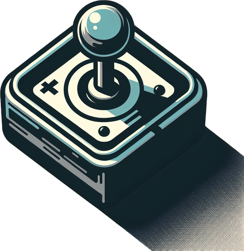 A well for a joystick stick as seen from above, retro.
Single Game Texture. In-Game asset. 2d. Blank background. High contrast. No shadows.