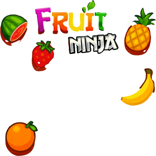 Fruit ninja arkaplan.
In-Game asset.  2d.  High contrast.  No shadows