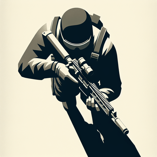 hero with a gun, shoots forward, top view, topdown.
Single Game Texture. In-Game asset. 2d.TopDown. Blank background. High contrast. No shadows.