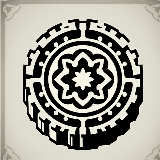 stamp to take prints.
Single Game Texture. In-Game asset. 2d. Blank background. High contrast. No shadows.