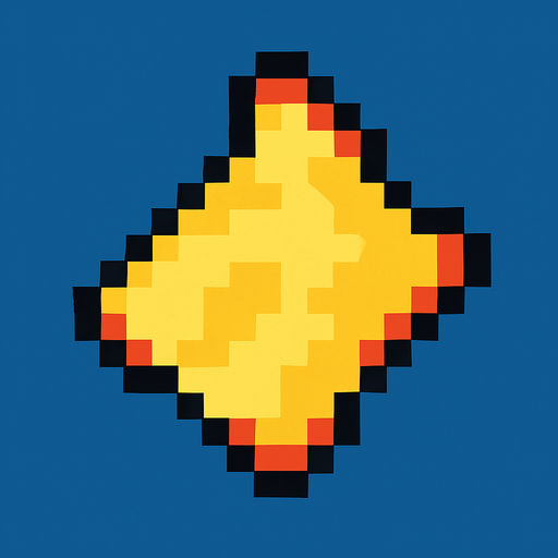 One Confetti paper pixelart 2d.
In-Game asset.  2d.  High contrast.  No shadows