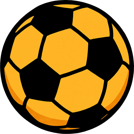 Futbol topu.
In-Game asset.  2d.  High contrast.  No shadows