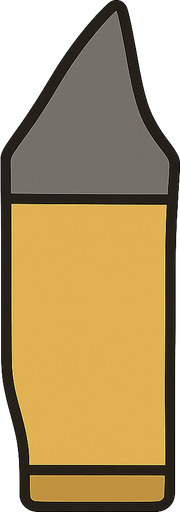 Bullet
. No background. Transparent background. Blank background. No shadows. 2d. In-Game asset. flat