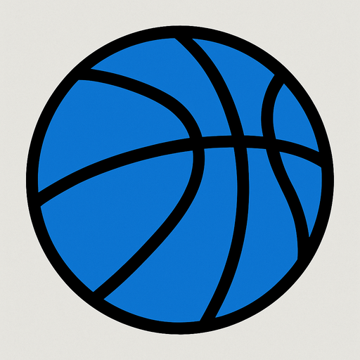 Bana 2d basketbol topu yap mavi renk olsun.
In-Game asset.  2d.  High contrast.  No shadows