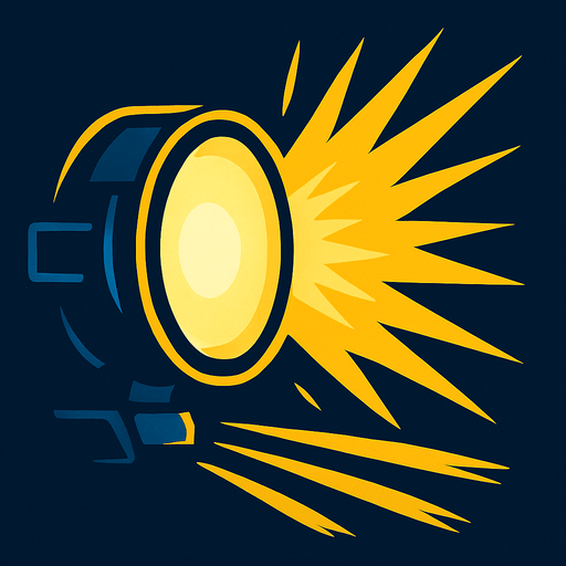 far ışığı yansıması.
In-Game asset.  2d.  High contrast.  No shadows