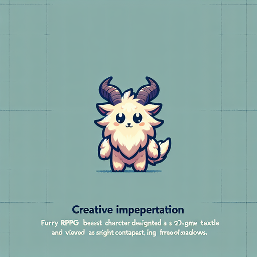 Un slime bestia peludo RPG con estilo suave y simple.
Single Game Texture.  In-Game asset.  2d.  Blank background.  High contrast.  No shadows