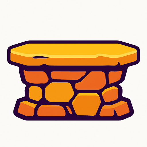 Platform.
In-Game asset.  2d.  High contrast.  No shadows