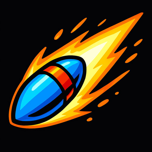 uzay mermi effekti.
In-Game asset.  2d.  High contrast.  No shadows