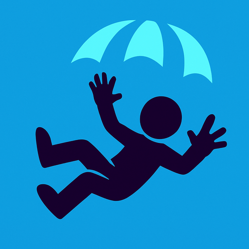 Slow fall.
In-Game asset.  2d.  High contrast.  No shadows