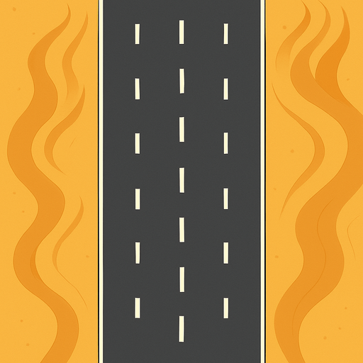 The asphalt road will be a little wider