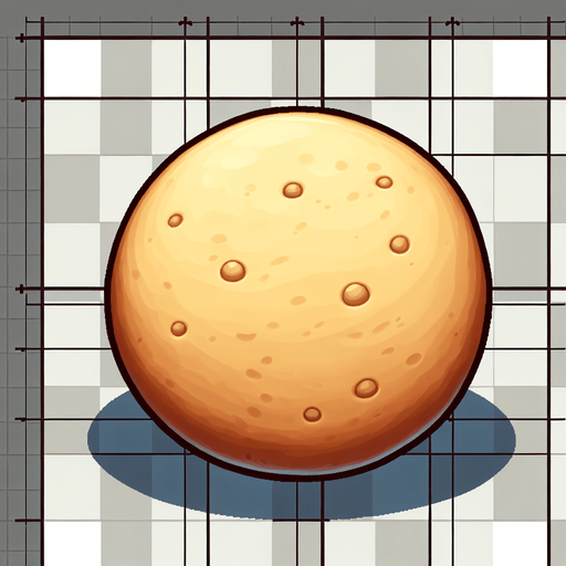 A delicious plain vanilla cookie. Single Game Texture. In-Game asset. 2d. Blank background. High contrast. No shadows.