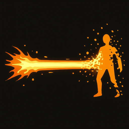 Beam of disintegration.
In-Game asset.  2d.  High contrast.  No shadows