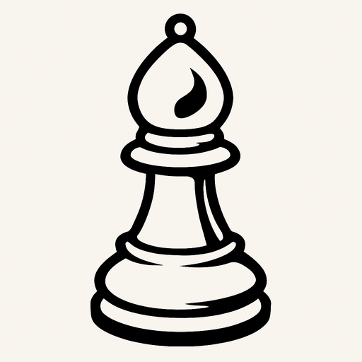 beyaz satranç fili.
In-Game asset.  2d.  High contrast.  No shadows