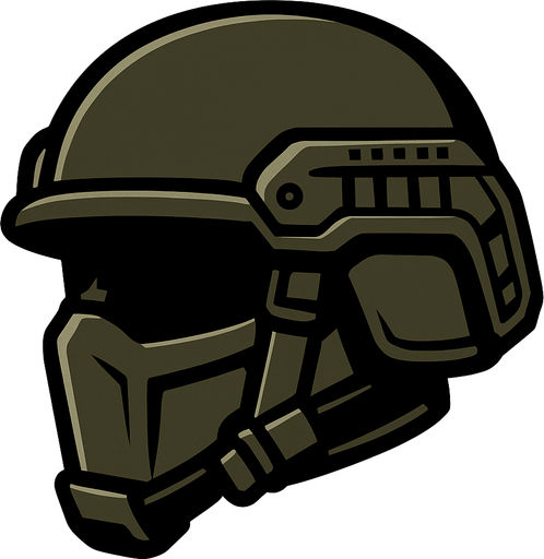 helmet look like soo good 
bullet proff.
In-Game asset.  2d.  High contrast.  No shadows