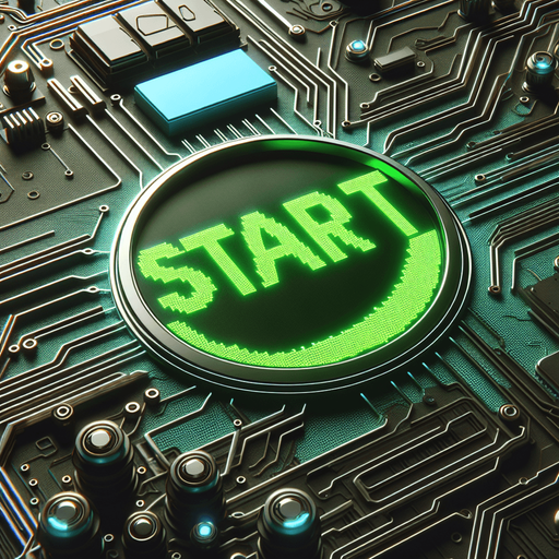 Green “Start” text.
electronic Style