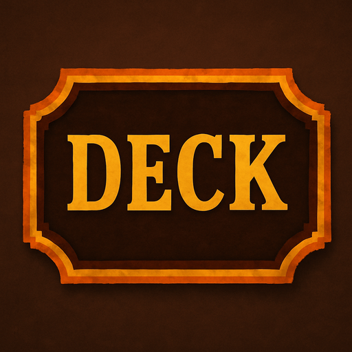 Deck yaz ama düzgün bir arka planla