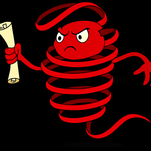 Red Tape enemy extends as if bouncing while moving