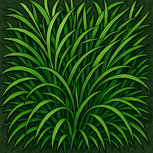 top down view of long grass.
In-Game asset.  2d.  High contrast.  No shadows