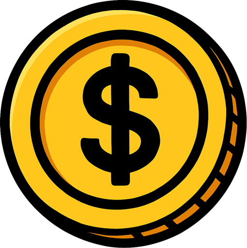 coinIcon.
In-Game asset.  2d.  High contrast.  No shadows