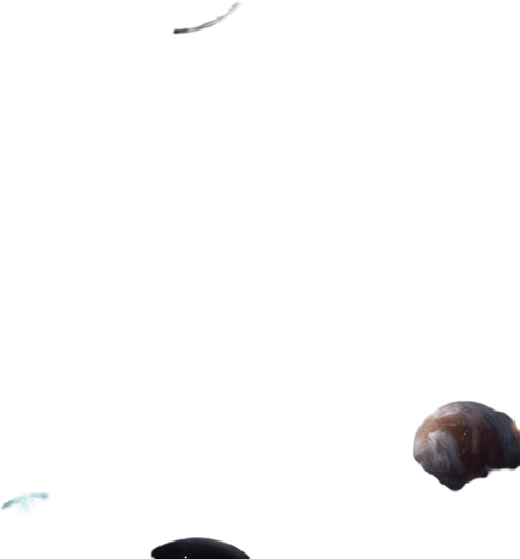 Pitch-dark realistic outer space