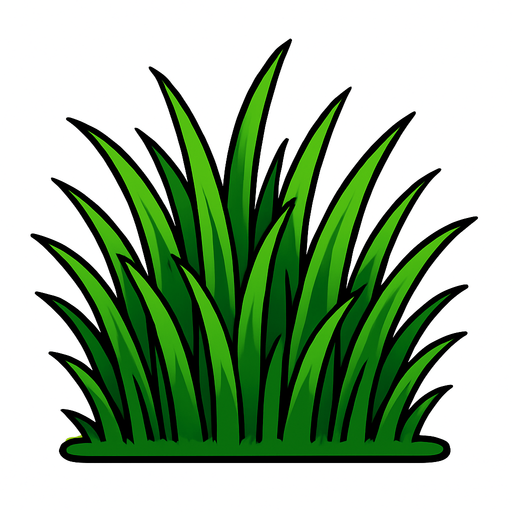 cesped.
In-Game asset.  2d.  High contrast.  No shadows