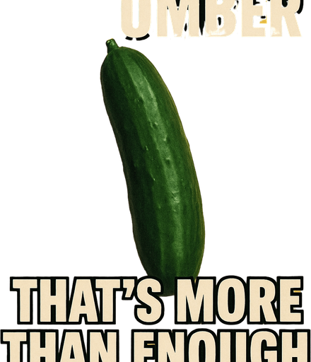 photo of a cucumber meme