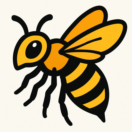 Abeille.
In-Game asset.  2d.  High contrast.  No shadows