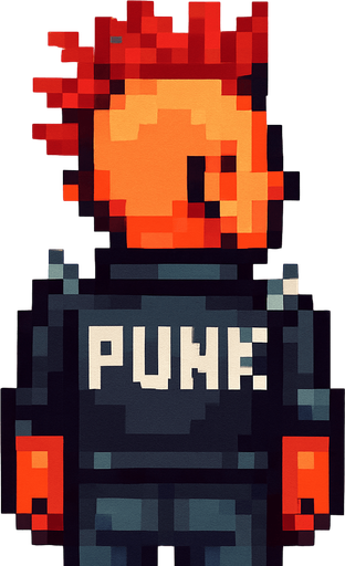 make different hairstyle and clothing, you can make punk