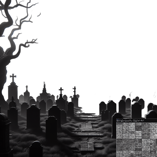 old dark cemetery, 4k, high quality, landscape, digital art.
Single Game Texture. In-Game asset. 2d. Blank background. High contrast. No shadows.