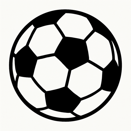 whıte futboall ball.
In-Game asset.  2d.  High contrast.  No shadows