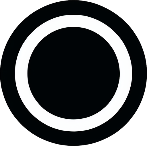 white circle ring.
basic shape. White