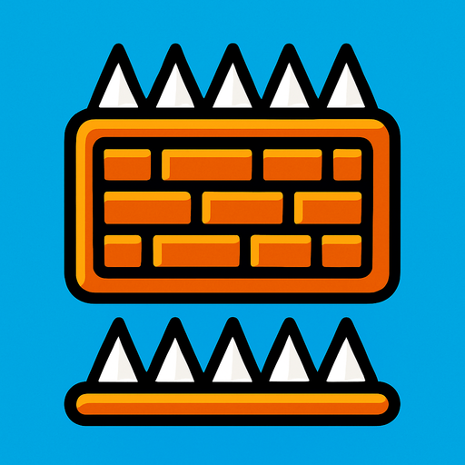 Obstacle.
In-Game asset.  2d.  High contrast.  No shadows