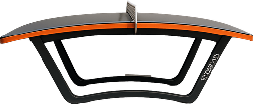 Photorealistic TEQBALL table from side-view