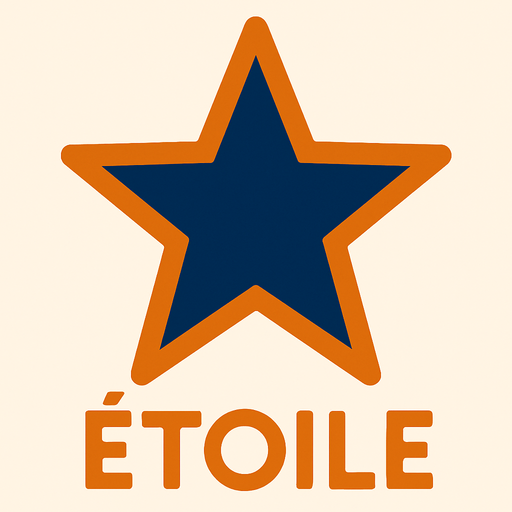 Étoile.
In-Game asset.  2d.  High contrast.  No shadows